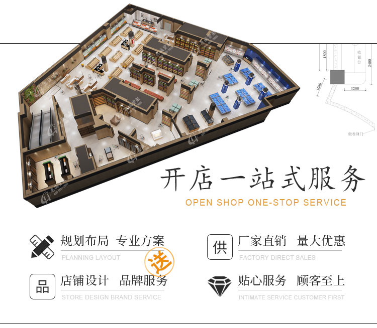 藥店中島展示柜圖片1-23